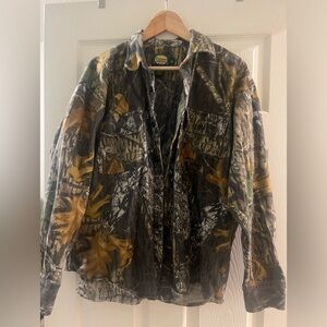 Cabela Camo Button down shirt